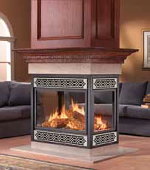 Napoleon BHD4PG 3-Sided Peninsula Direct-Vent by Obadiah's Woodstoves
